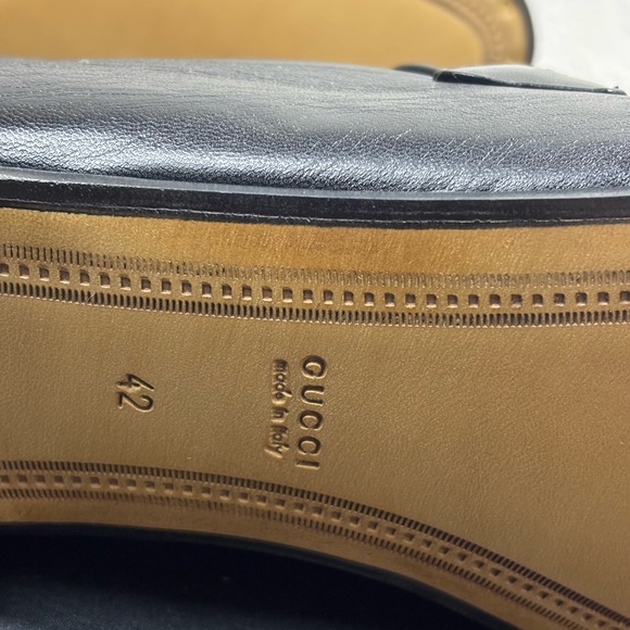 Gucci Horsebit Leather Loafers - Picture 9 of 10